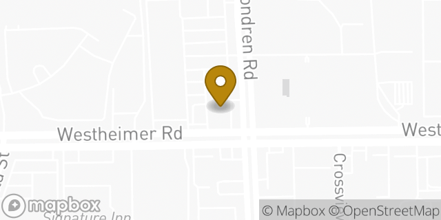 Map showing the location of Coinme in Houston, TX 77063