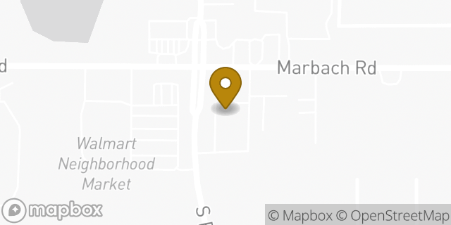 Map showing the location of CVS Pharmacy in San Antonio, TX 78245