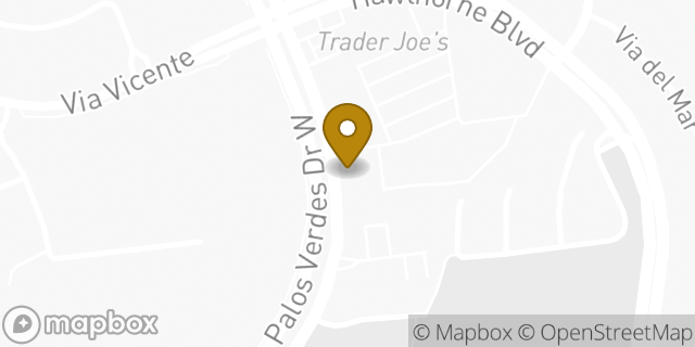 Map showing the location of Chase Bank in Rancho Palos Verdes, CA 90275
