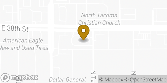 Map showing the location of McDonald's in Indianapolis, IN 46218