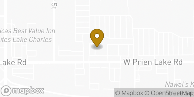 Map showing the location of The UPS Store in Lake Charles, LA 70601