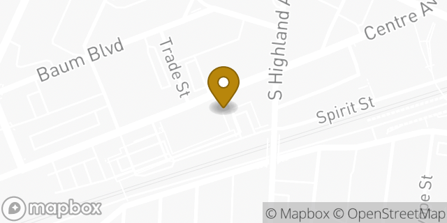 Map showing the location of Chipotle Mexican Grill in Pittsburgh, PA 15206