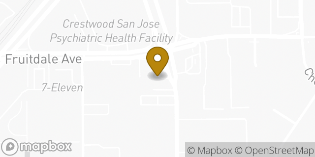 Map showing the location of Subway in San Jose, CA 95126