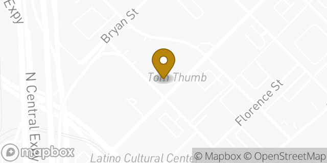 Map showing the location of Coinme in Dallas, TX 75204