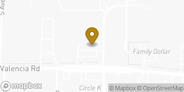Map showing the location of Amazon Locker - Mattock in Tucson, AZ 85757