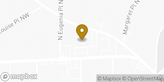 Map showing the location of Amazon Locker - Sakib in Atlanta, GA 30318