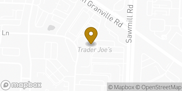 Map showing the location of Trader Joe's in Dublin, OH 43017