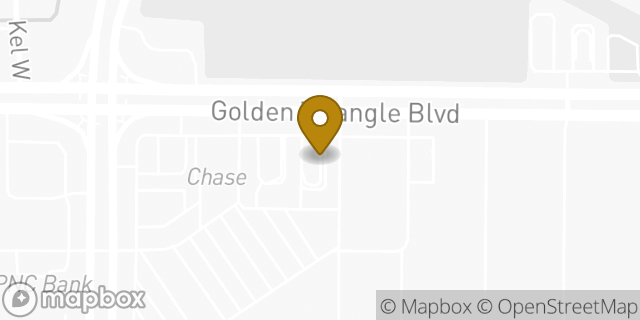 Map showing the location of Sonic Drive In in Fort Worth, TX 76244