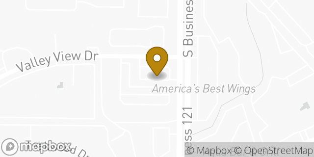 Map showing the location of McDonald's in Lewisville, TX 75067