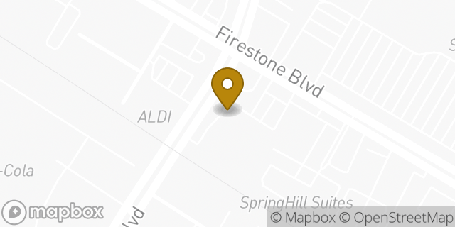 Map showing the location of Walgreens in Downey, CA 90241