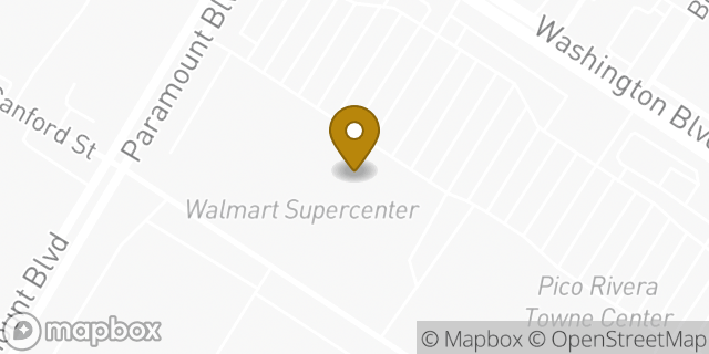 Map showing the location of McDonald's in Pico Rivera, CA 90660