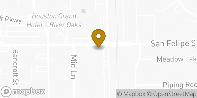 Map showing the location of Patriot Self Storage in Houston, TX 77027