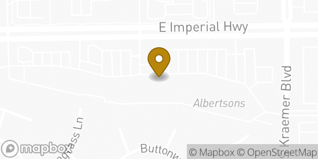Map showing the location of The UPS Store in Brea, CA 92821