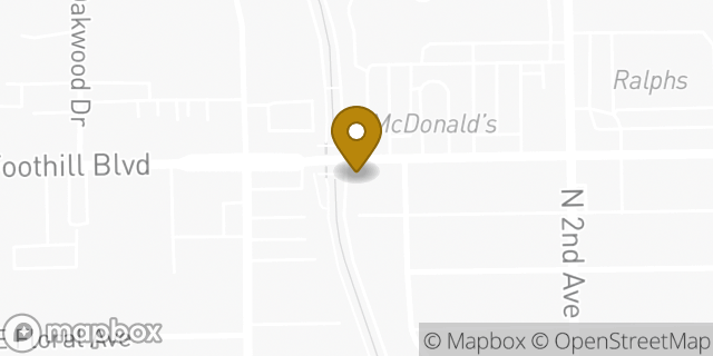 Map showing the location of The UPS Store in Arcadia, CA 91006