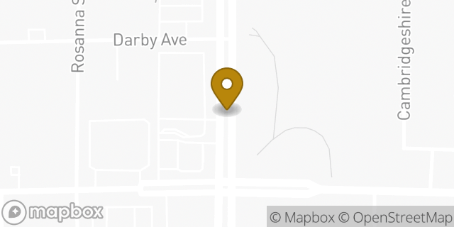 Map showing the location of Desert & Rainbow in Las Vegas, NV 89146