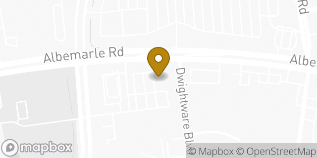 Map showing the location of Chipotle Mexican Grill in Charlotte, NC 28227
