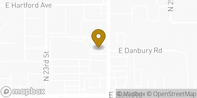 Map showing the location of Chase ATM in Phoenix, AZ 85032