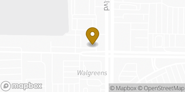 Map showing the location of Papa John's Pizza in Orange Park, FL 32073