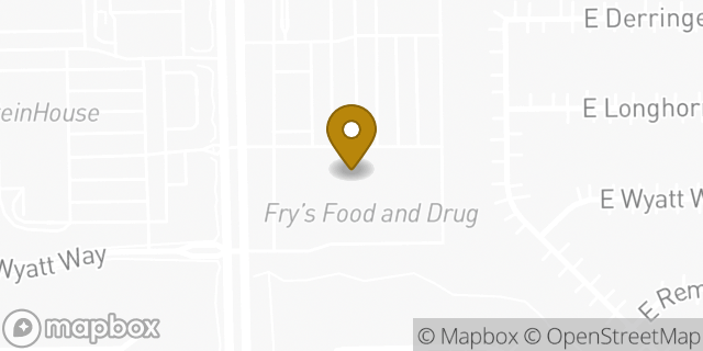 Map showing the location of Starbucks in Gilbert, AZ 85295