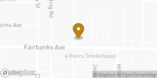 Map showing the location of Dunkin' in Winter Park, FL 32789
