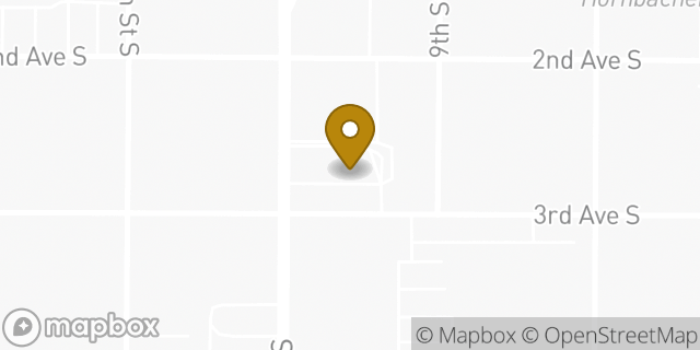 Map showing the location of McDonald's in Moorhead, MN 56560