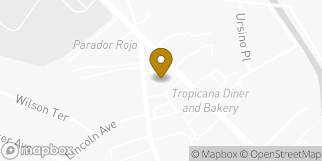 Map showing the location of Amazon Locker - Compass in Elizabeth, NJ 07208