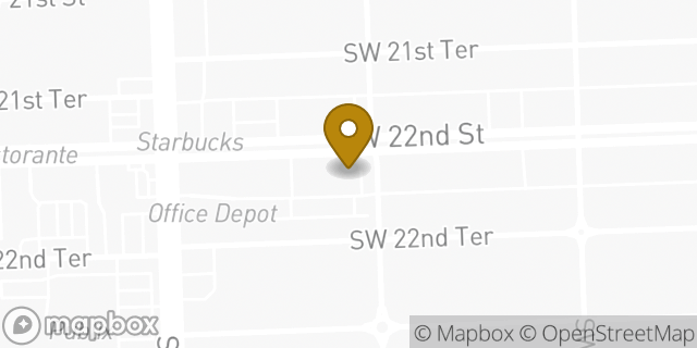 Map showing the location of CVS Beauty in Miami, FL 33145