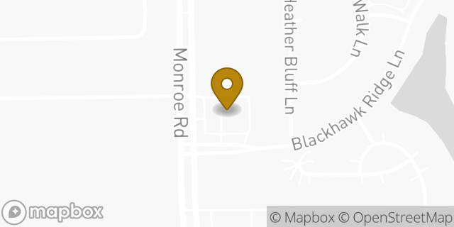 Map showing the location of Amazon Locker - Afro in Houston, TX 77075