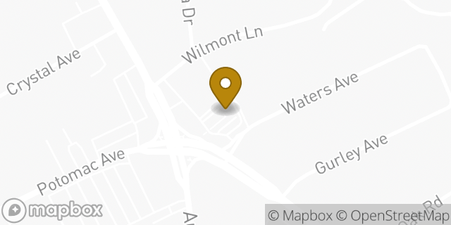 Map showing the location of Starbucks in Greenville, SC 29605