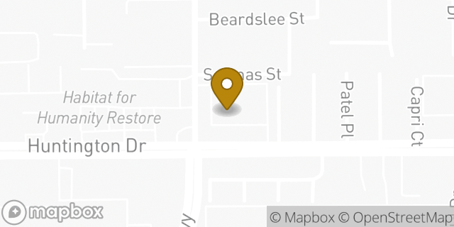 Map showing the location of CVS Pharmacy in Duarte, CA 91010