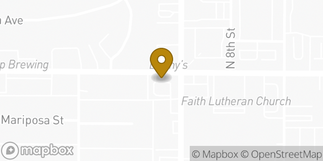 Map showing the location of Chase Bank in Phoenix, AZ 85012