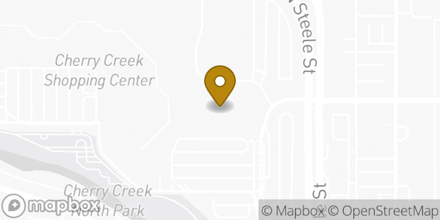Map showing the location of Starbucks in Denver, CO 80209