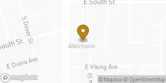 Map showing the location of Coinme in Anaheim, CA 92806