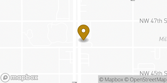 Map showing the location of Chase ATM in Oklahoma City, OK 73118