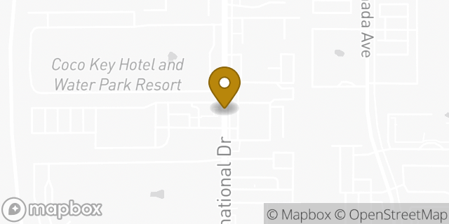 Map showing the location of Baskin-Robbins in Orlando, FL 32819