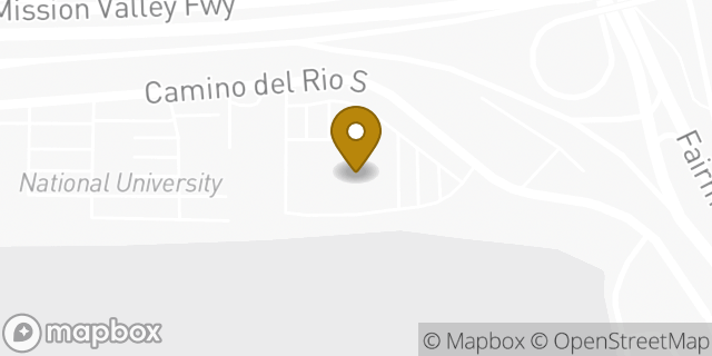 Map showing the location of The Church of Jesus Christ of Latter-day Saints in San Diego, CA 92108