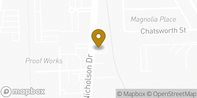 Map showing the location of Enterprise Rent-A-Car in Baton Rouge, LA 70802