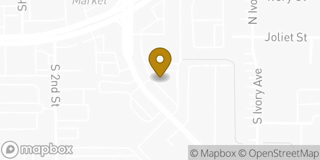 Map showing the location of Starbucks in El Cajon, CA 92019
