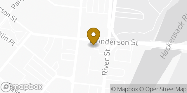Map showing the location of Enterprise Rent-A-Car in Hackensack, NJ 07601