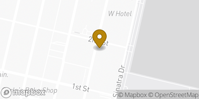 Map showing the location of Chase Bank in Hoboken, NJ 07030