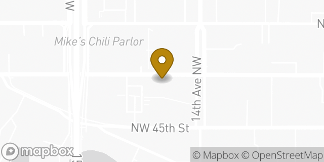 Map showing the location of Bright Horizons in Seattle, WA 98107