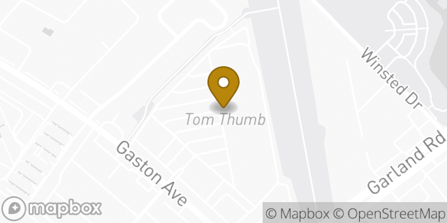 Map showing the location of Coinme in Dallas, TX 75214