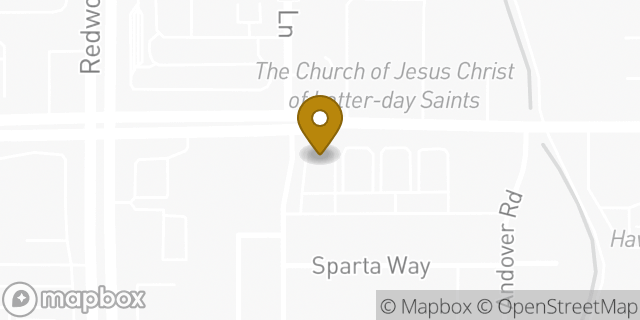 Map showing the location of Starbucks Coffee Company in South Jordan, UT 84095