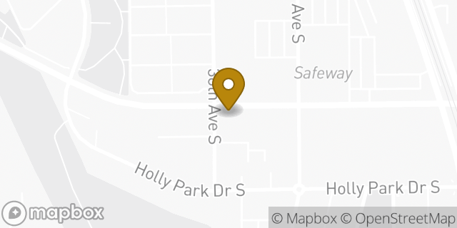 Map showing the location of The UPS Store in Seattle, WA 98118