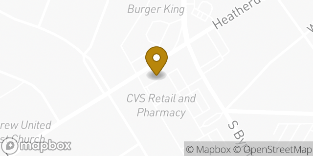 Map showing the location of CVS Pharmacy in Toledo, OH 43614