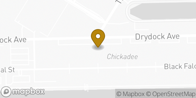 Map showing the location of Amazon Locker - Asuka in Boston, MA 02210