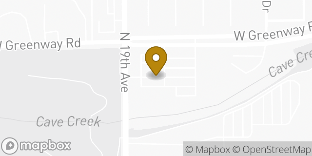 Map showing the location of Subway in Phoenix, AZ 85023