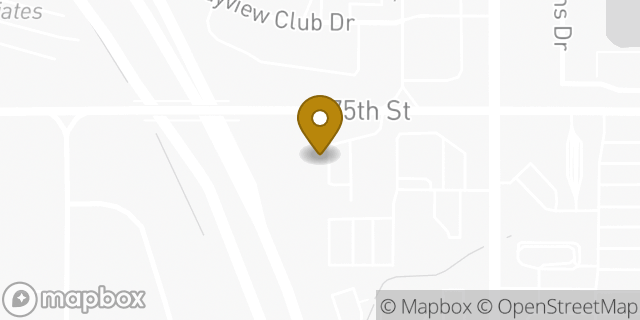 Map showing the location of East 75th KinderCare in Indianapolis, IN 46250