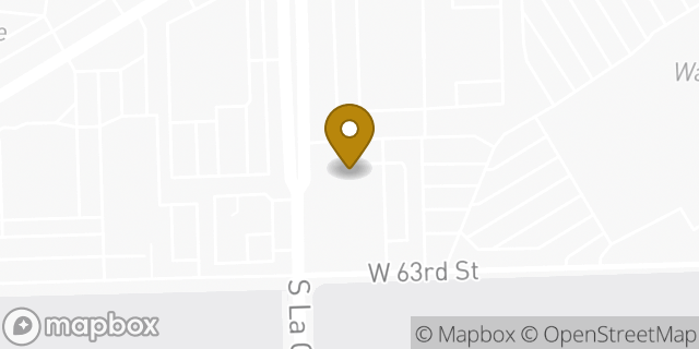 Map showing the location of AutoZone Auto Parts in Hodgkins, IL 60525