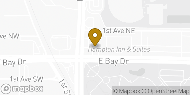Map showing the location of Amazon Locker - Swan in Largo, FL 33770